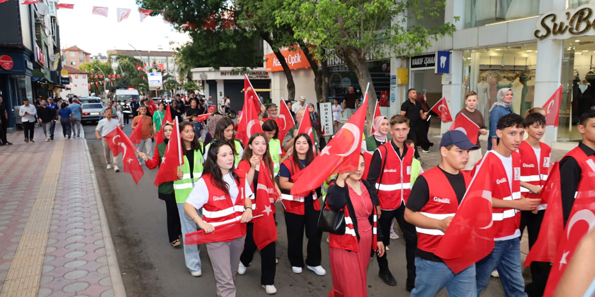 Bafra’da 15 Temmuz ruhu meydanlarda yaşatıldı