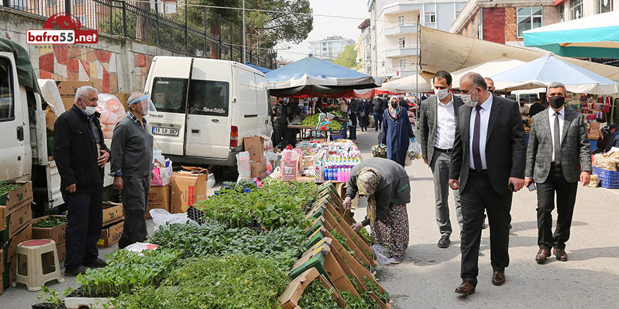 Başkan Sandıkçı Pazarları Denetimde