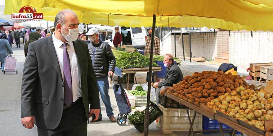 Başkan Sandıkçı Pazarları Denetimde