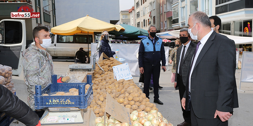 Başkan Sandıkçı Pazarları Denetimde