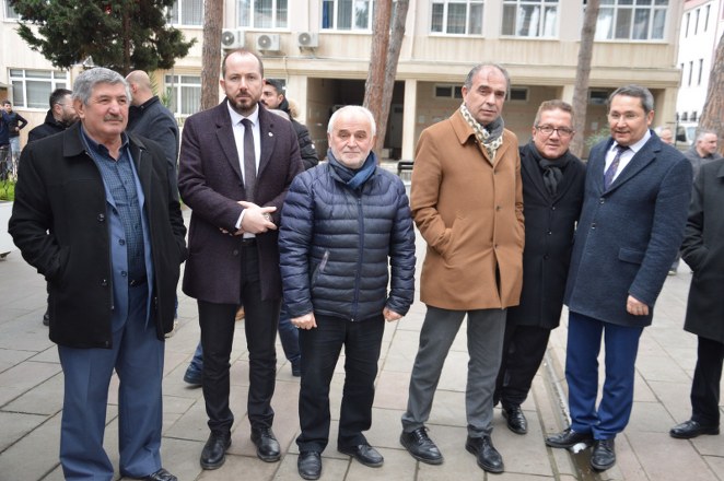 Bafra Kızılay başkanı Erhan Korkmaz 'ın eşi Harika Korkmaz ebediyete uğurlandı İyi Parti Aydoğan Yılmaz