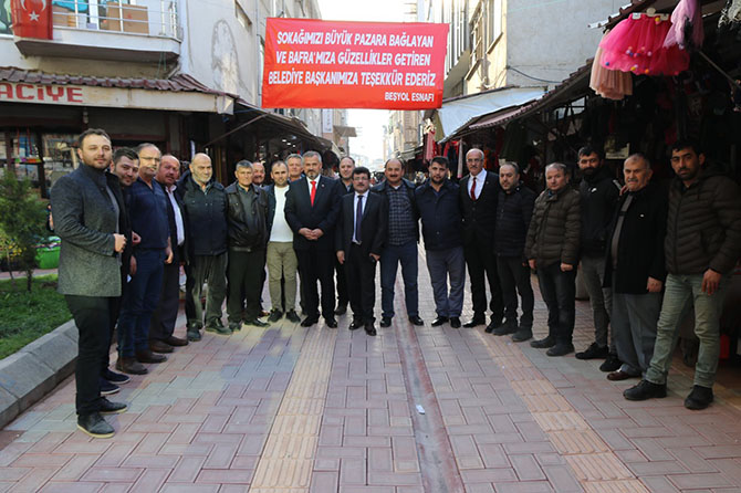 hamit kılıç Çordanoğlu sokakta-Bafra Haber