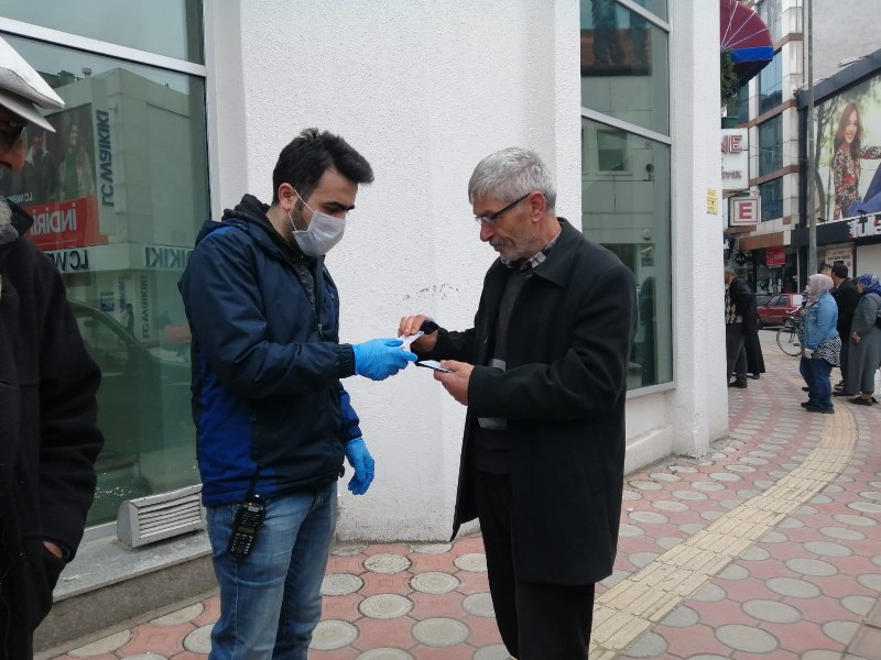 Bafra Polisinin 65 Yaş Üstü Mesaisi