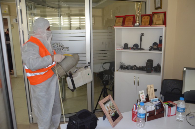 Bafra Belediyesi'nin Korona Virüsü Mücadelesi Devam Ediyor