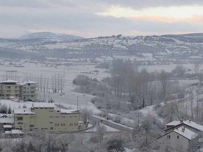 İlkbahar'da kar Süprizi Kavak Haber