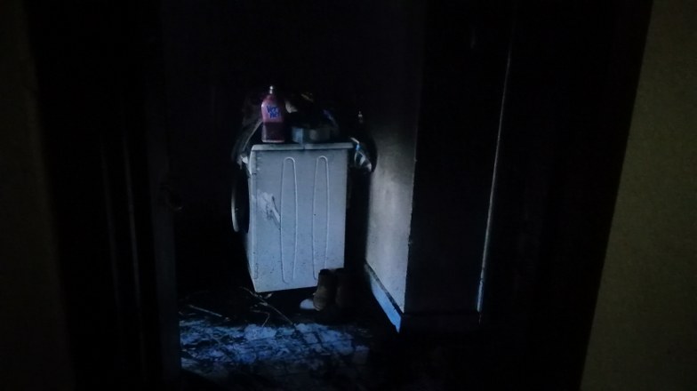 Bafra'da Çıkan Yangında Bir Ev Tamamen Kül Oldu