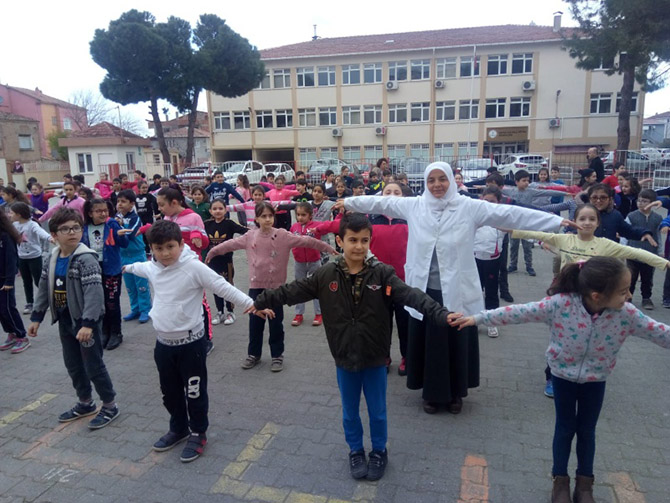 Kızılırmak İlkokulunda Sağlıklı Yaşam Etkinlikleri Bafra Haber