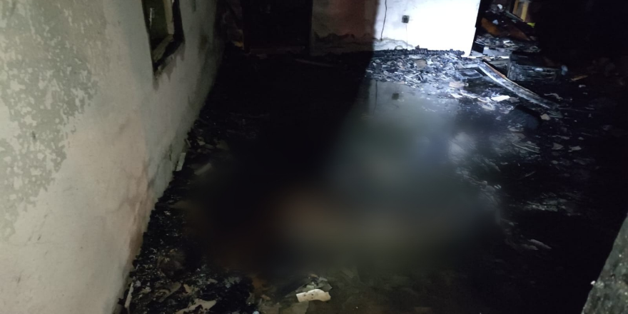 Samsun'un canik ilçesinde çıkan yangında 1 kişi hayatını kaybetti