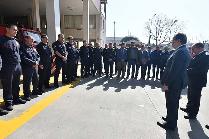 Başkan Zihni Şahin'den tüm personele veda