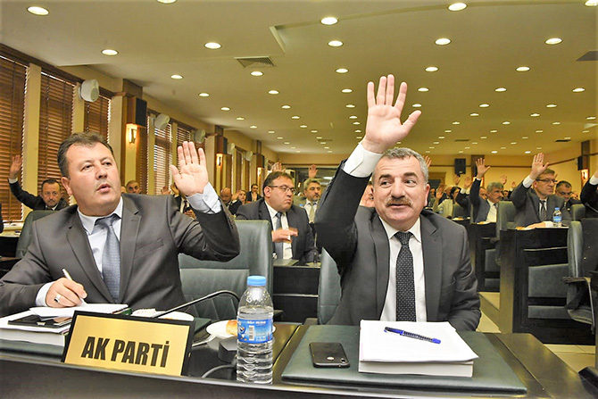 Mustafa Demir İlçe Başkanları Grup Toplantısı