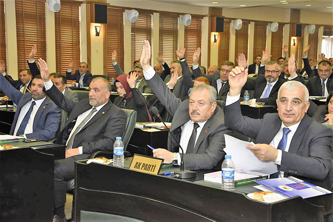 Mustafa Demir İlçe Başkanları Grup Toplantısı