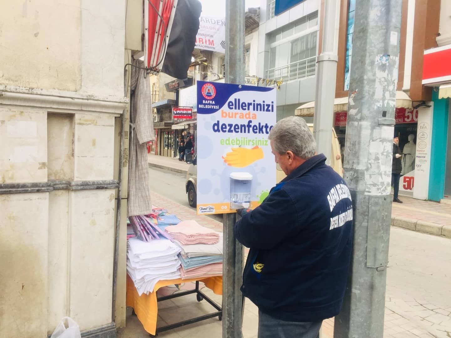 Bafra Belediyesi’nden “Önce Hijyen” Çalışması