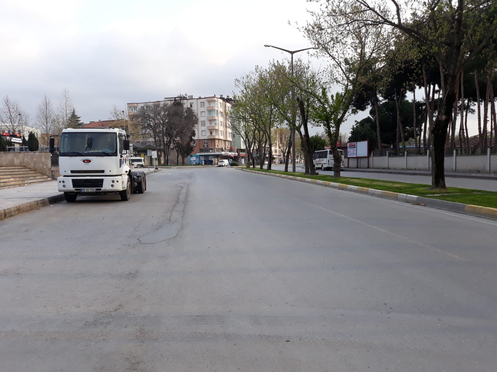 Bafra'da Sokağa Çıkma Yasağı Sonrası