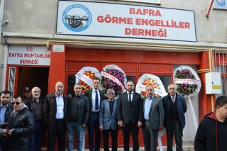 Bafra Görme Engelliler Derneği Yeni Binasına Kavuştu