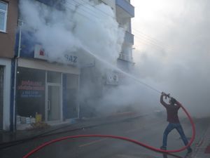 Bafra`da büyük yangın 1