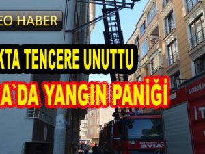 Bafra'da ocakta unutulan tencere evi yakıyordu