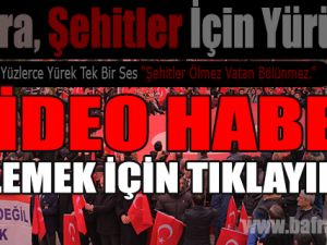 Bafra Şehitler İçin Yürüdü