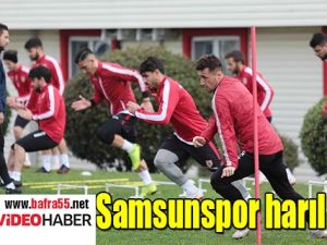 Samsunspor Taktik Çalıştı
