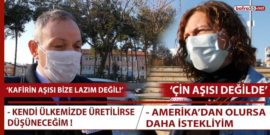 Bafralılara sorduk, siz olsaydınız aşı yaptırır mıydınız ?