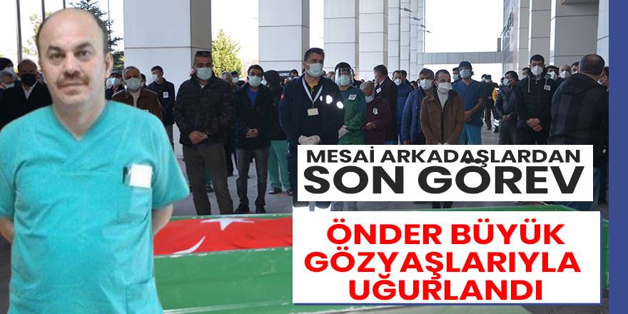 Kovid-19’dan Hayatını kaybeden hastane personeli için tören düzenlendi