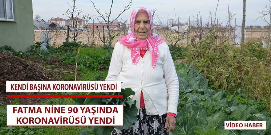 90 yaşındaki kadın Kovid-19'u yendi