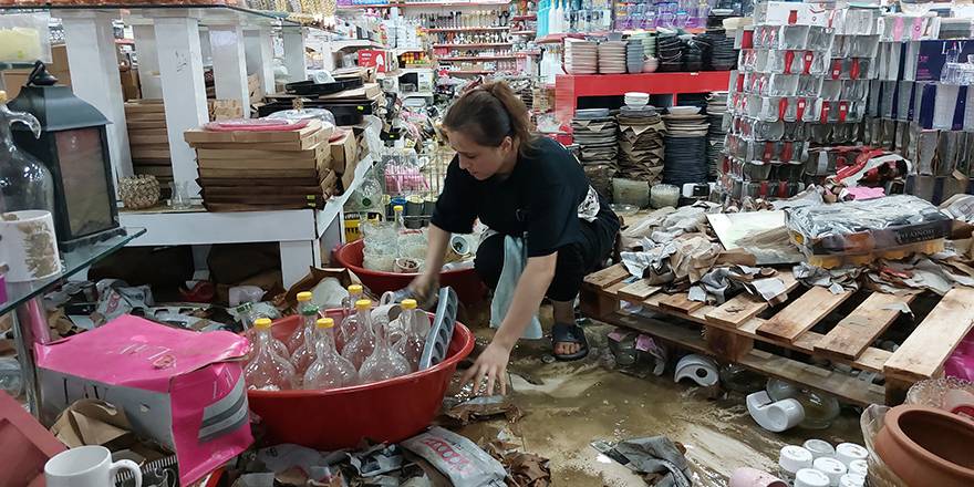 Samsun'da yağmurdan sonra selin gerçek yüzü ortaya çıktı